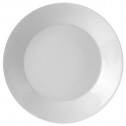 Тарелка фарфоровая плоская, 280 мм, белый, Италия