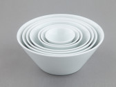 Салатник фарфоровый конический, 230 мм, белый, Ancap, Bowl