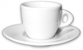 Кофейная пара для латте, 0.22 л, белый, Италия