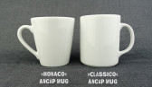 Кружка фарфоровая, 0.31 л, белый, Ancap, Mug