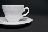 Чайная пара фарфоровая, 0.21 л, белый, Ancap, Vienna