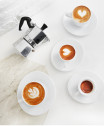 Кофейная пара для эспрессо, 0.055 л, белый, Ancap, Galileo