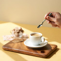 Кофейная пара для эспрессо, 0.075 л, 64 мм, белый, Ancap, Verona
