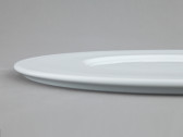 Тарелка фарфоровая плоская, 314 мм, белый, Ancap, Impero