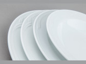 Тарелка фарфоровая десертная, 170 мм, белый, Ancap, Sintesi