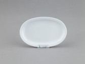 Блюдо фарфоровое, белый, 240х160 мм, Ancap, New York