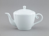 Чайник фарфоровый, 1 л, белый, Ancap, Accademia