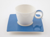 Кофейная пара, 0.1 л, 6.5 мм, 2 пр, синий, Япония