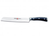 Кухонный нож для хлеба, черный, 200 мм, WUESTHOF, Classic Ikon