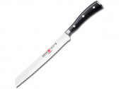 Кухонный нож для хлеба, черный, 200 мм, WUESTHOF, Classic Ikon