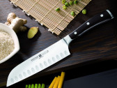 Кухонный японский нож Шеф, коричневый, 170 мм, WUESTHOF, Ikon