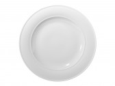 Тарелка фарфоровая широкая, 306 мм, белый, Италия