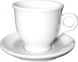 Кофейная пара для латте и горячего шоколада, 0.27 л, белый, Италия