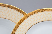 Набор тарелок на 6 персон, 18 пр, Auratic, Золотая Лира