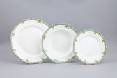 Набор тарелок на 6 персон, 18 пр, Auratic, Лазурит