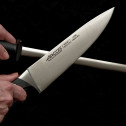 Мусат с алмазным покрытием для заточки ножей, черный, 230 мм, Arcos, Sharpening steels