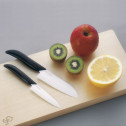 Нож кухонный керамический для чистки овощей, черный, Kyocera, Black&White