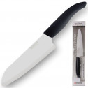 Нож кухонный керамический Шеф, черный, Kyocera, Black&White