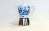 Кофеварка гейзерная, Espressina Classic, 0.24 л, деколь Preziosa, Ancap, Carina