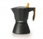 Гейзерная кофеварка на 9 чашек, черный, оранжевый, IBILI, Sensive