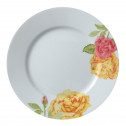 Небьющаяся обеденная тарелка, 270 мм, белый, рисунок, CORELLE, Emma Jane