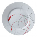 Небьющаяся закусочная тарелка, 220 мм, белый, рисунок, CORELLE, Splendor