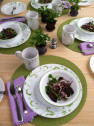 Небьющаяся кружка, 0.32 л, белый, рисунок, CORELLE, Spring Faenza