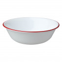 Небьющаяся суповая тарелка, 0.532 л, белый, красный, CORELLE, Ruby Red