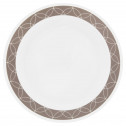 Небьющаяся обеденная тарелка, 260 мм, белый, рисунок, CORELLE, Sand Sketch