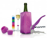 Подарочный винный набор, 5 пр, фиолетовый, Pulltex