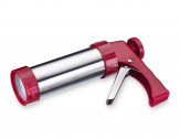 Кондитерский шприц с шестью насадками, 55 мм, 7 пр, красный, Westmark, Plastic tools