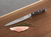Кухонный гибкий филейный нож, черный, 160 мм, WUESTHOF, Classic