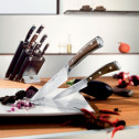 Кухонный нож Шеф, коричневый, 230 мм, WUESTHOF, Ikon