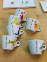 Кофейные пары для капучино, 0.18 л, 6 пр, деколь Tangram, Ancap, Giotto