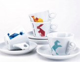 Кофейные пары для капучино, 0.18 л, 6 пр, деколь Tangram, Ancap, Giotto