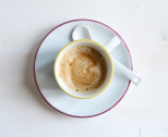 Кофейная пара для эспрессо, 0.075 л, цветной ободок на чашке/блюдце, Ancap, Verona Millecolori Rims